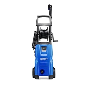 Nilfisk Hochdruckreiniger C 125 Bar + Schaumsprüher - Mini Pressure Washer Für Terrassen, Werkstätten und Autos (1400 W)