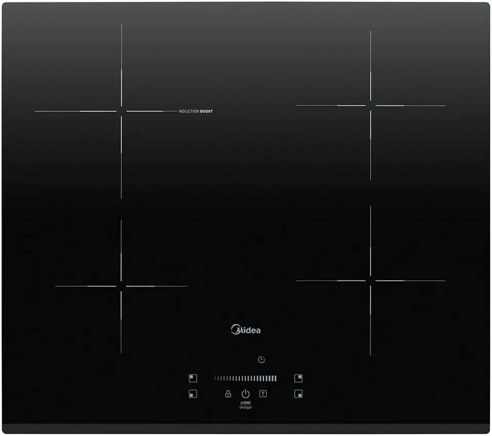 Cooktop 4 Bocas De Indução Midea Built In Even Pro