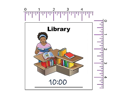 Daily Classroom Picture Schedule, for Special Education, Pocket Charts, Kids Daily Routines, Calendar, Visual Supports: 48 Large 4.75" Laminated and Dry Erase Behavior Communication Cards - Image 4