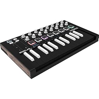 Arturia MiniLab MkII Inverted – Clavier de contrôle à 25 touches. Promotion de logiciels gratuits pour une durée limitée… - Les Beatles, Paul McCartney, John Lennon, RIngo Starr, George Harrison