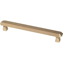 Franklin Brass Napier 1-Pack Cabinet Handles 5-1/16" Hole to Hole Champagne Bronze Kitchen Cabinet Pulls Drawer Handles Cabinet Hardware Dresser Gold Drawer Pulls P41762K-CZ-C