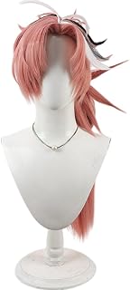 高杉晋作 ウィッグ 銀朱色 ポニーテール グッズ コスプレウィッグ コスプレ 撮影コミケ Cosplay かつら 変装 ハロウィン クリスマス 文化祭 お祭り