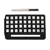 Alphabet en cuir : sa forme est soignée et il ne laissera pas de marques en zigzag sur les bords du cuir, artisanaux en cuir