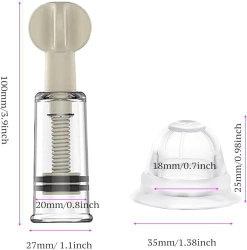 Image of Inverted Nipple Corrector for Breastfeeding, Latch Assist Tool for Flat & Inverted Nipples, Nursing Mom Breastfeeding Support Device - 4 Pack