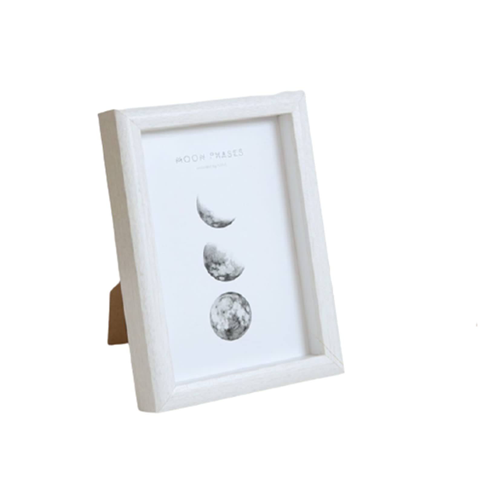 KAIHUI Black丨White丨Plexiglas丨With Stand And Accessories丨Easel, Decorations, Wedding, Classic Home Decoration 6x8 Inch(15.2x20.3cm)