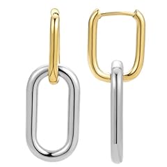 Small oval/Silver + Gold