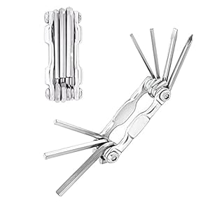 QitinDasen F462 7-in-1 Fahrrad Multitool Silber