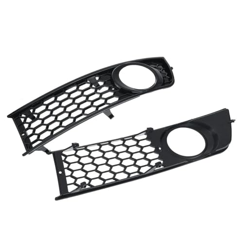 Parrilla delantera panal A4 B6 2001-2005 con luces antiniebla de repuesto para parachoques 5