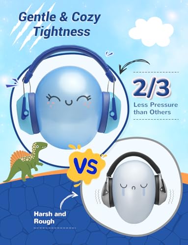Image of iClever Focus EM03 Baby Headphones for Babies and Toddlers 3-36 Months, NRR 18dB, 15 Adjustable Anti-Slip Headband, Baby Ear Muffs Noise Protection for Fireworks /Airplane /Sport Event /Concert