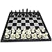 Produktbild LINWEI Indoor Erwachsene Kinder Pädagogische Spiele Standard Schach-Set, Foldingschess-Spielbrett-Set, Geschenk für Internationale Schachliebhaber/Anfänger und Lernende, m (Color : M)