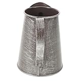 Petit pichet rustique : ce pot de fleurs est multifonctionnel. vous pouvez l'utiliser pour vos compositions ou comme seau de rangement. pot de fleurs vintage