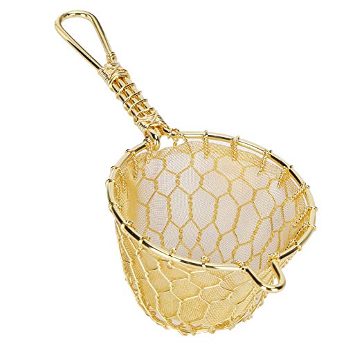 Reusable Copper Tea Infuser Strainer for Loose Leaf Teapot with Extended Handle for Optimal Brewing - Image 7