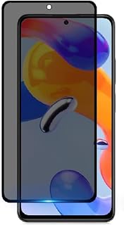 VM - PROTEC Privacy Screen Protector Compatible with XIAOMI REDMI NOTE 11, [3D Full Coverage] [9H Hardness] [Anti-scratch] Anti-spy Tempered Glass Film