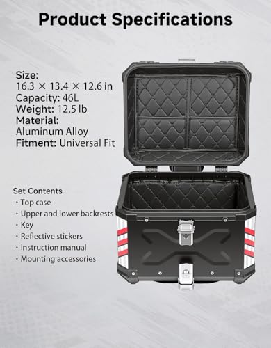 Kemimoto Aluminum Top Case