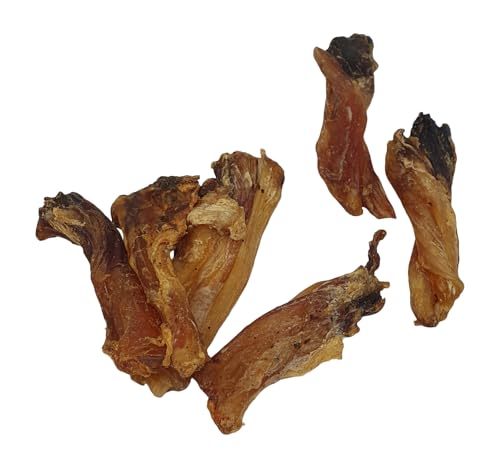 Food4Pets 1kg Rinder-Achillessehnen – Hunde Kausnack Stücke ab 10 cm – Leckerli im wiederverschließbaren Beutel