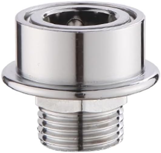 Faucet Adapter for Washing Machine Quick Connector, G1/2" Thread Water Hose Fitting Faucet Quick Connect Adapter (Brass Chrome Silver)