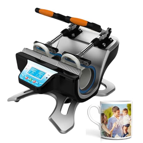 Prensa térmica para tazas de 10-17oz con control LCD