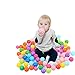 Kaptin 5.5cm 100PCS Ball Pit Balls Soft Kids Play Ball Ocean Ball ballpit balls Swim Pit pool Ball Tent Toddler Ball Play Balls playtent balls play tent balls playpen balls playhouse ball (Mix Colour)
