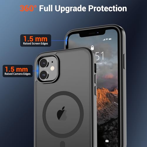 image for SUPFINE Magnetic for iPhone 12 Mini Case & iPhone 13 Mini Case (Compat