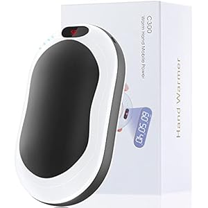 URBZUE Handwärmer, 10000mAh USB aufladbar und Digitalanzeige, elektrischer Taschenwärmer mit Mehreren Heizstufen von 40…