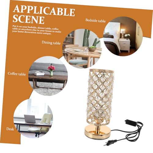 Lampe intérieur stable et résistante DOITOOL dorée pour salon moderne - 6