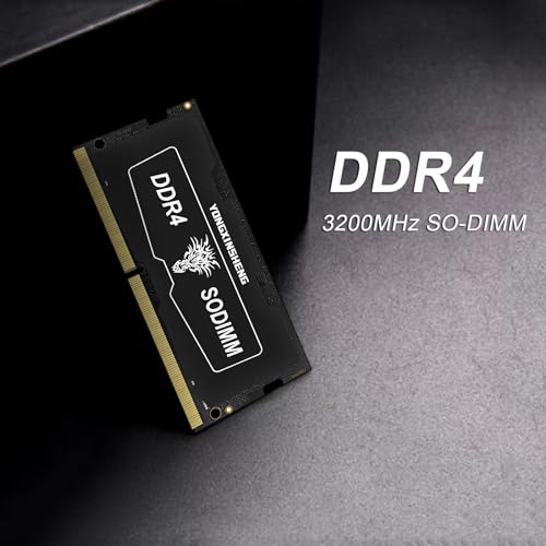 Yongxinsheng DDR4 Sodimm 3200MHz 32GB Kit (16GBx2) Laptop RAM PC4-25600 Non-ECC Unbuffered 1.2V 2Rx8 260-Pin CL22 Arbeitsspeicher (verbesserte Version)