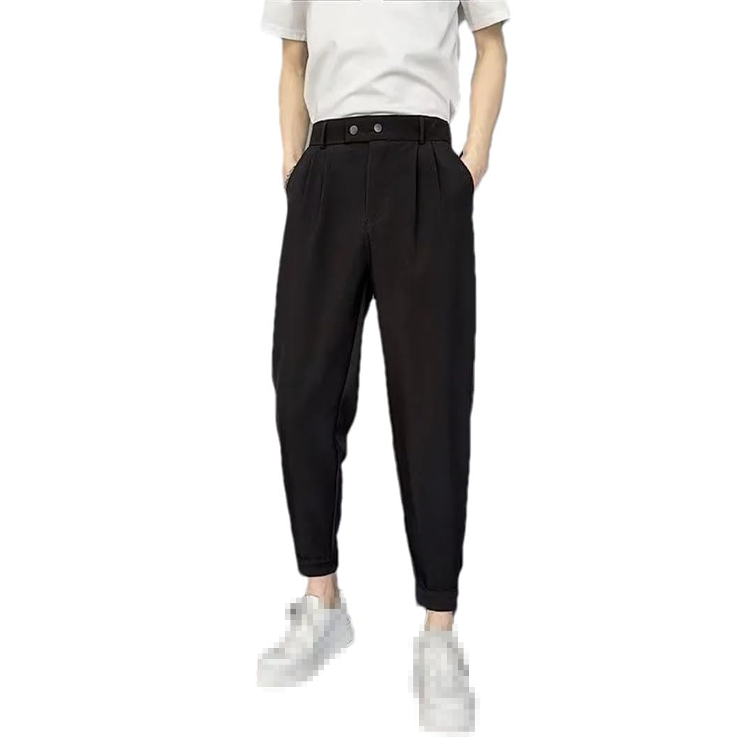 Vogrtcc Pantalones De Traje Casual para Hombre Pantalones Sueltos