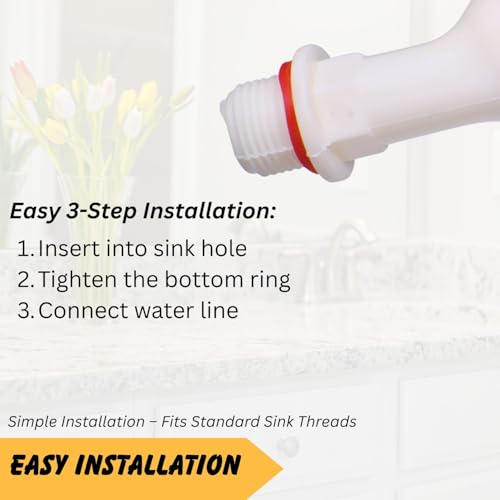 Image of White Plastic Water Tap - Wall Mounted Bib Cock for Bathroom, Kitchen & Garden | Leak-Proof & Durable Faucet Combo Set (Pack of 6)
