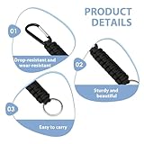 Zoom IMG-2 pawpoem 2 pcs portachiavi paracord Zoom IMG-2 pawpoem 2 pcs portachiavi paracord