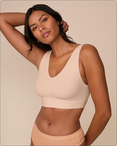 Bliss Bralette - Ultra-Soft and Lightweight V-Neck Bralette - Wireless Bras for Women2