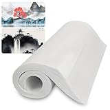 100 Stück Reispapier Xuan Papier, 36 x 26 cm Reispapier Kalligraphie Druck Rice Paper Chinesische Kalligraphie Papier für Chinesische Japanische Kalligrafie Tusche Malerei