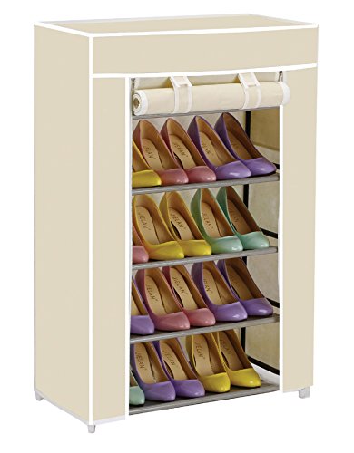 Home - Scarpiera Vinsani 5, in tela, può contenere...