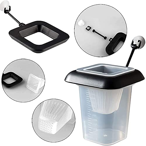 Anello di alimentazione per acquario, quadrato