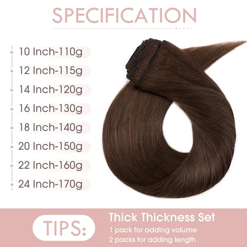 Silk-co 55cm Clip Extension Capelli Veri 8