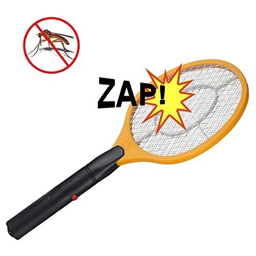 Elpine Electronic Bug Zapper Battery Operated Fly Insect Swatter Handheld Electric Racket Bat