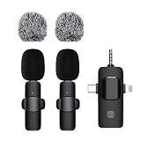 3-in-1 Wireless Lavalier Lapel Microphone for iPhone, Android, Camera-Cordless，MP3 and Other Recording Equipment