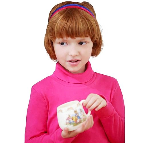 Made in USA Turtleneck 100% Cotton for Boys and Girls in Basic Colors for Kids School Base Layering3