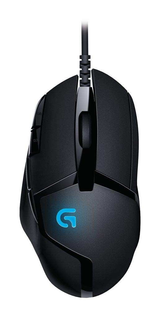 Logitech G402 Hyperion Fury Wired Gaming Mouse, 4,000 DPI, Lightweight, 8 Programmable Buttons, Compatible wit