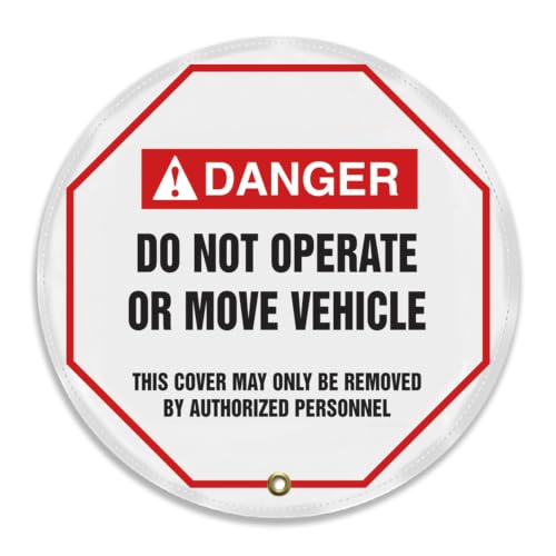 ACCUFORM SIGNS Danger Sign, 50cm x 50cm , R and BK/WHT, Vinyl KDD725