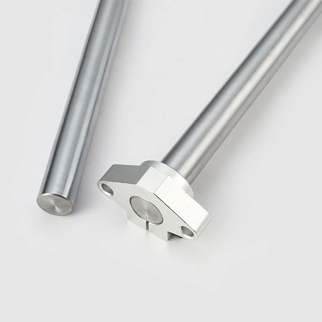 2pcs Rail Linéaire 3D Pièces D'imprimante 3D, Tiges De Doublure Chromées Axis Arbre Linéaire Rond L Linéaire L 100 200 300 400 800mm (Color : 8mm, Size : 600mm)