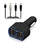 BatPower CCL2 High Power Delivery 120W Laptop Car Charger Compatible with Lenovo ThinkPad Carbon Ultrabook IdeaPad Helix Flex Yoga Laptop Notebook Vehicle Charger DC 12v-24v auto Adapter