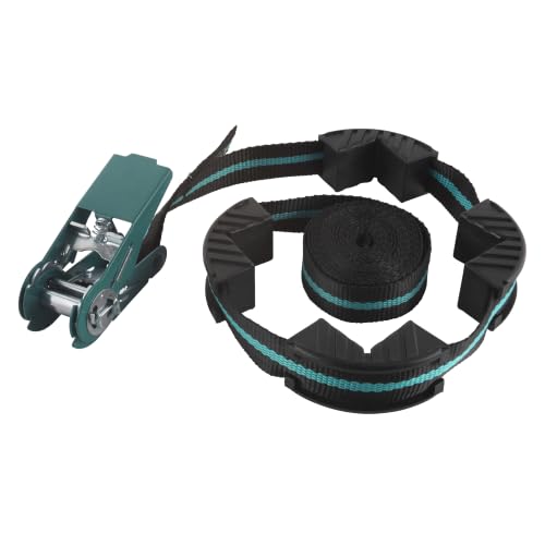 wolfcraft Tenditore a nastro a cricchetto con ganasce I 3441000 I Multifunzionale: come cinghia di serraggio normale o con ganasce come tenditore per telaio