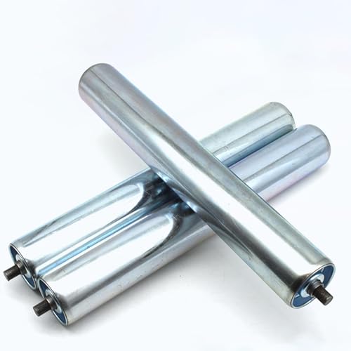 VRFTGHYJU Stainless Steel Conveyor Roller Pack,Industrial-Grade Replacement Rollers for Conveyor Systems Material Handling(Dia 25mm/1'',L 1000MM(39.4in))