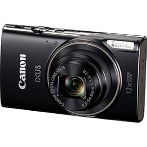 Canon Ixus 285 HS Black, 1076C001 (International Model) (Renewed)