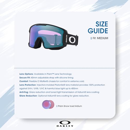 Image of Oakley Line Miner LARGE /MEDIUM Ski Goggles for Men for Women
