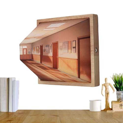 Pintura LED para pared y lámpara de noche con marco de fotos