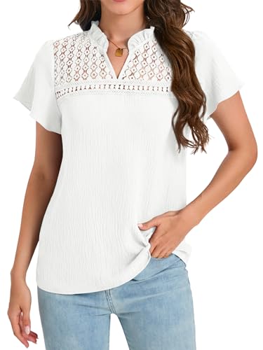 Save 38% on Funlingo Women's Ruffle Lace Tops with Code 36ABB4RA - Image 2