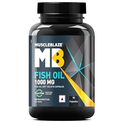 MuscleBlaze Omega 3 Fish Oil 90 Capsules