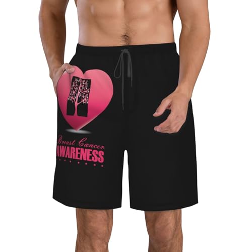 Men's Swim Trunks Beach Shorts Drawstring Quick Dry Running Shorts Comfortable Loose Gym Shorts Swimsuit Pants with Pockets2