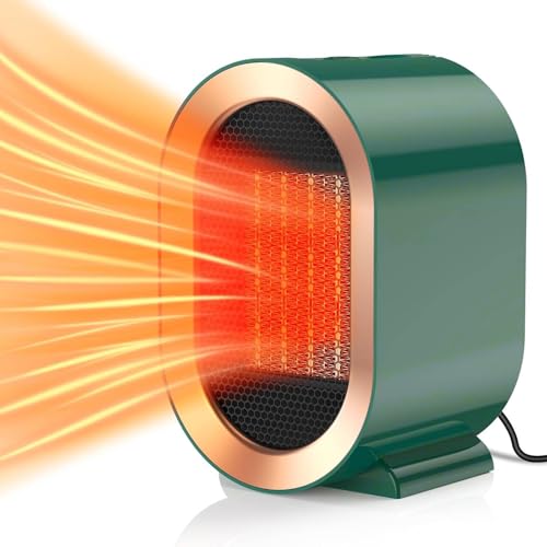 Tiptop Home Calefacción Soplante 1200w, Calefacción Eléctrica Con 2 Modos, Portátil Ptc De Cerámica 3s Calefacción Rápida Silenciosa Calentador De Ventilador